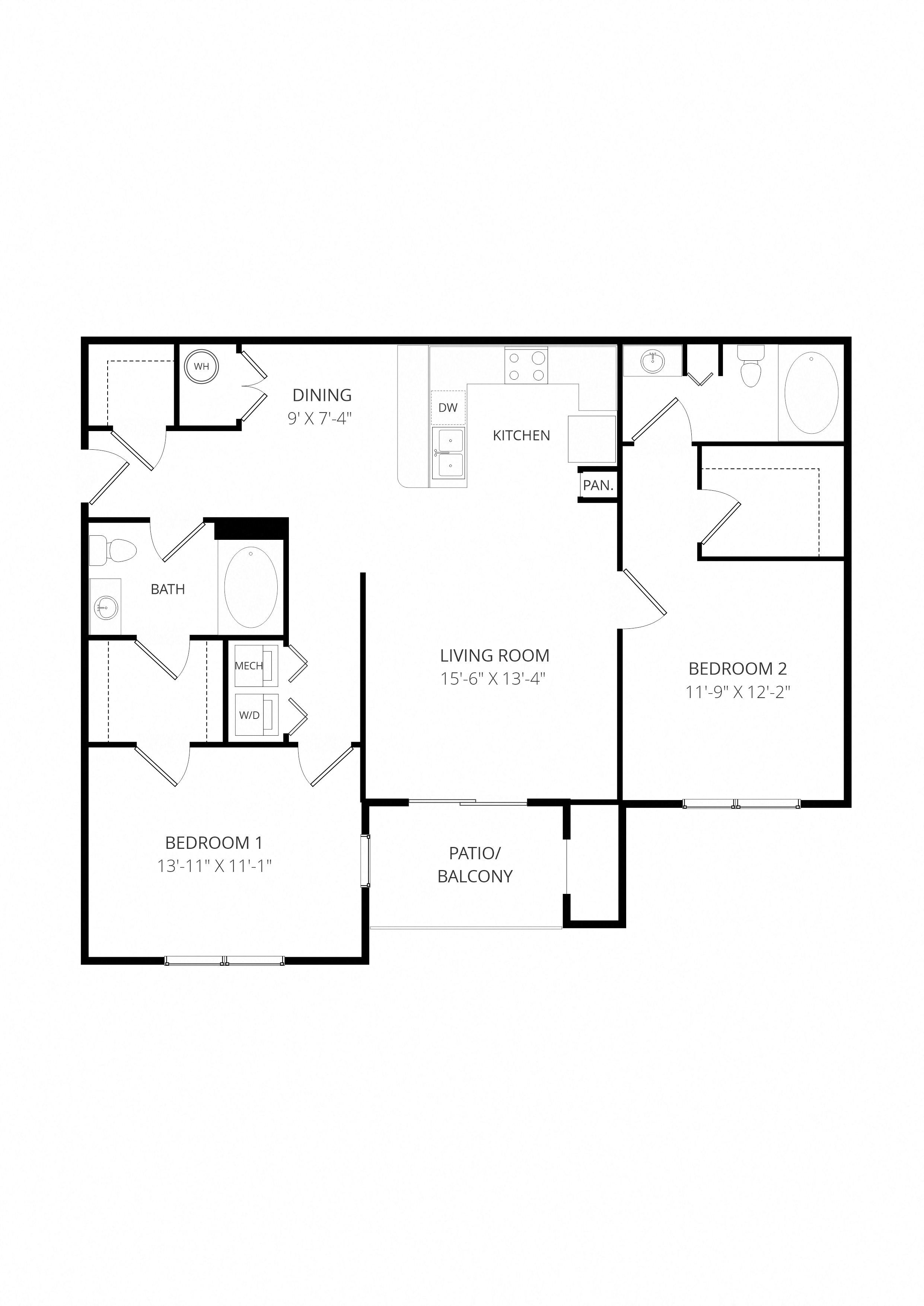 Cabana floor plan
